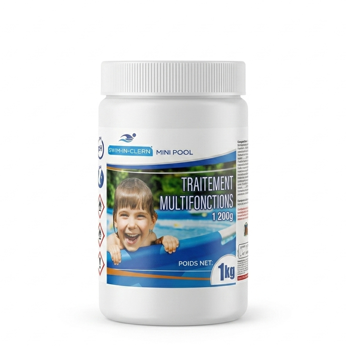 TRAITEMENT MULTIFONCTION MINI POOL SWIN-IN-CLEAR PAST 200G (1KG)