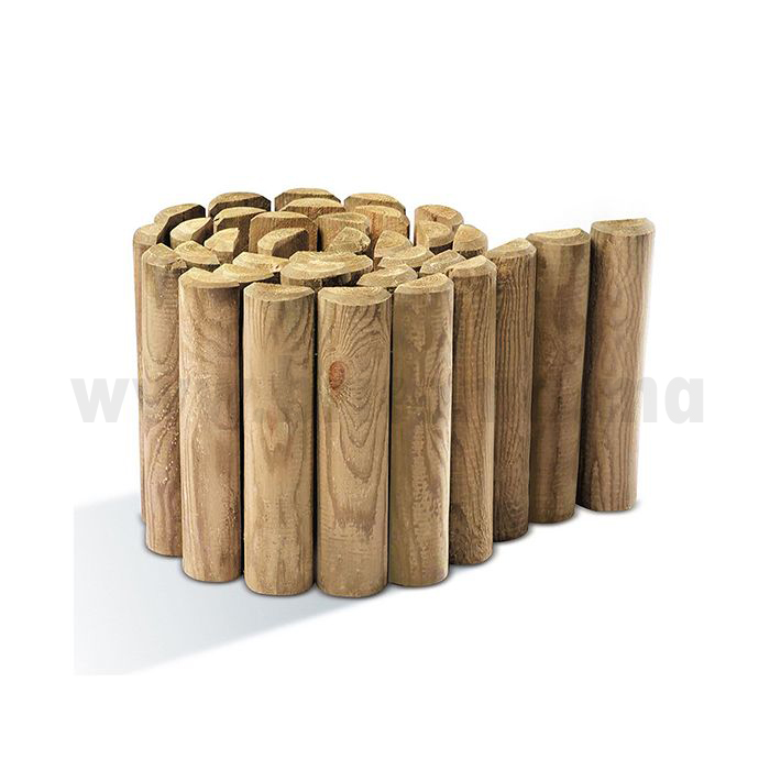 BORDURE EN BOIS 20x250 DIAM 7CM