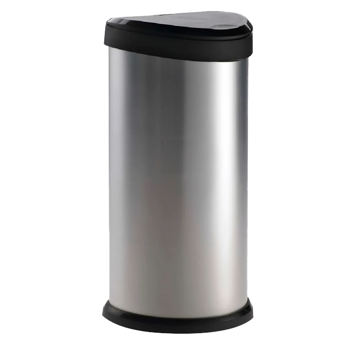 POUBELLE  INOX 40L CURVER