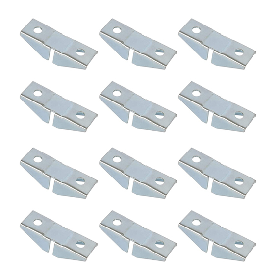 FIXATION TABLETTE 2 COTES POUR CONSOLE SIMPLE 12 PIECES
