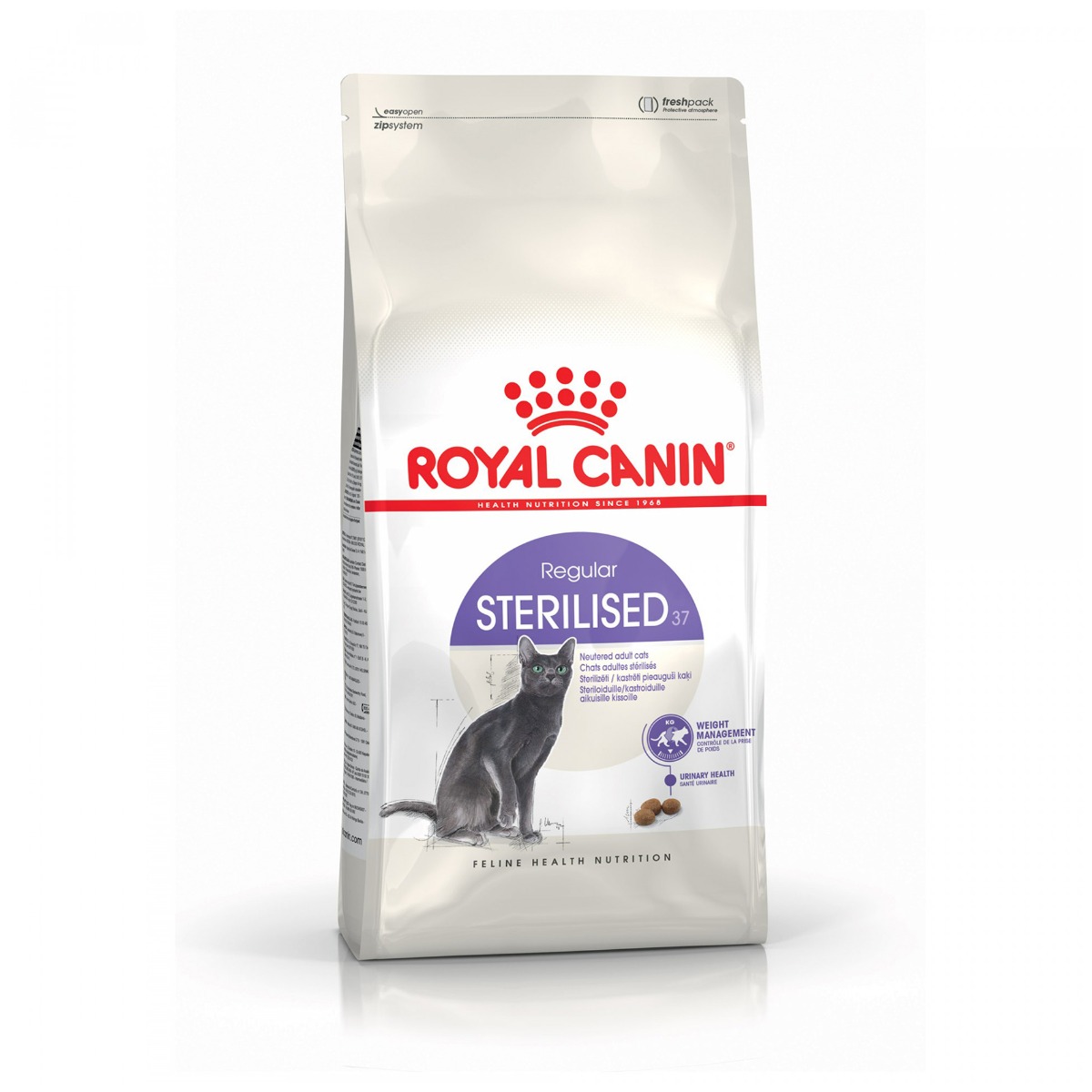 CROQUETTES POUR CHATS STERILISÉS 37 - 2kg