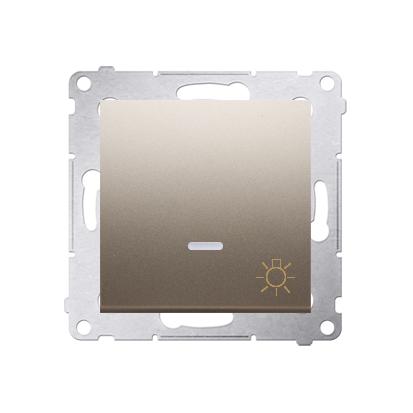 Poussoir lumineux lumière 16AX connexion à vis avec griffes Cava Simon 54