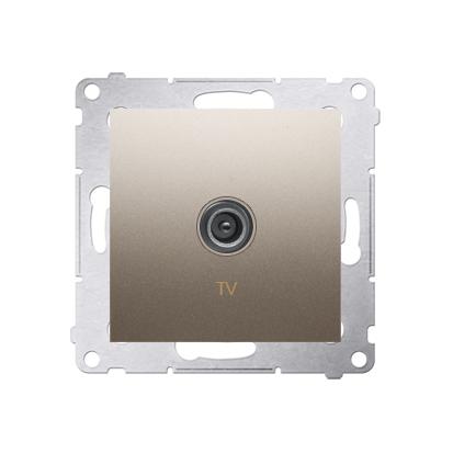 Prise TV connexion à vis avec griffes Cava Simon 54