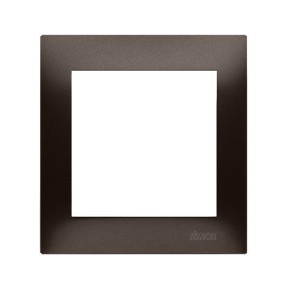 Cadre 1 élément marron mat Simon 54 Premium