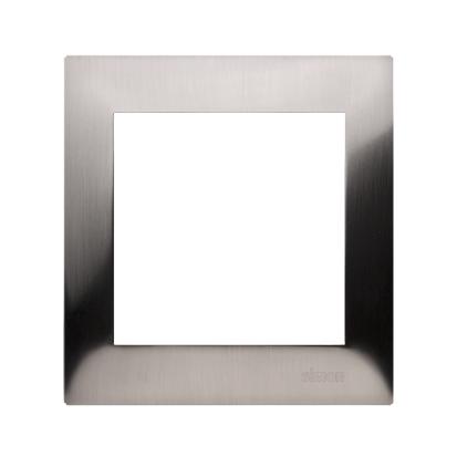 Cadre 1 élément inox Simon 54 Premium