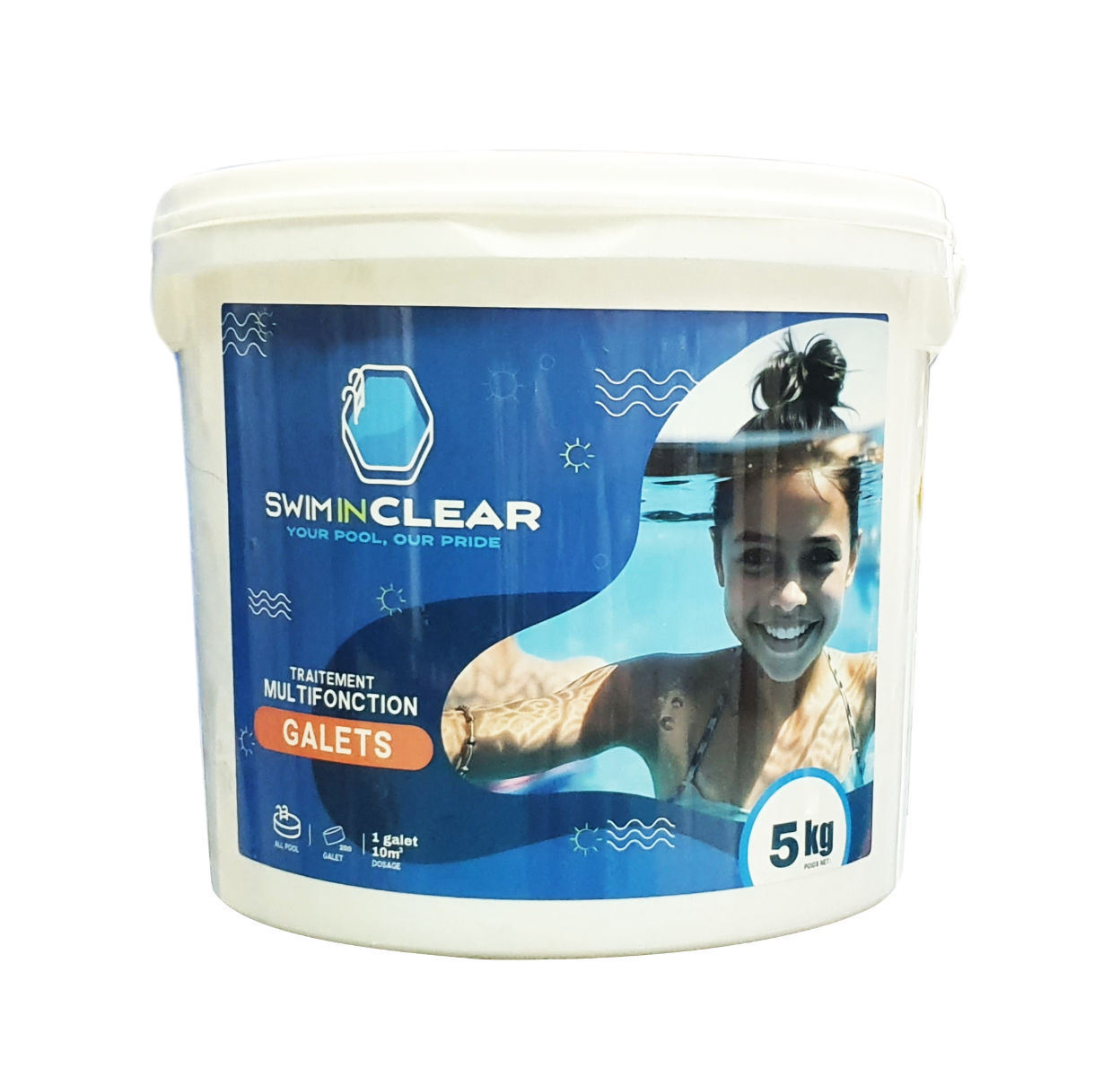 TRAITEMENT PISCINE MULTIFONCTION T 200 - 5kg