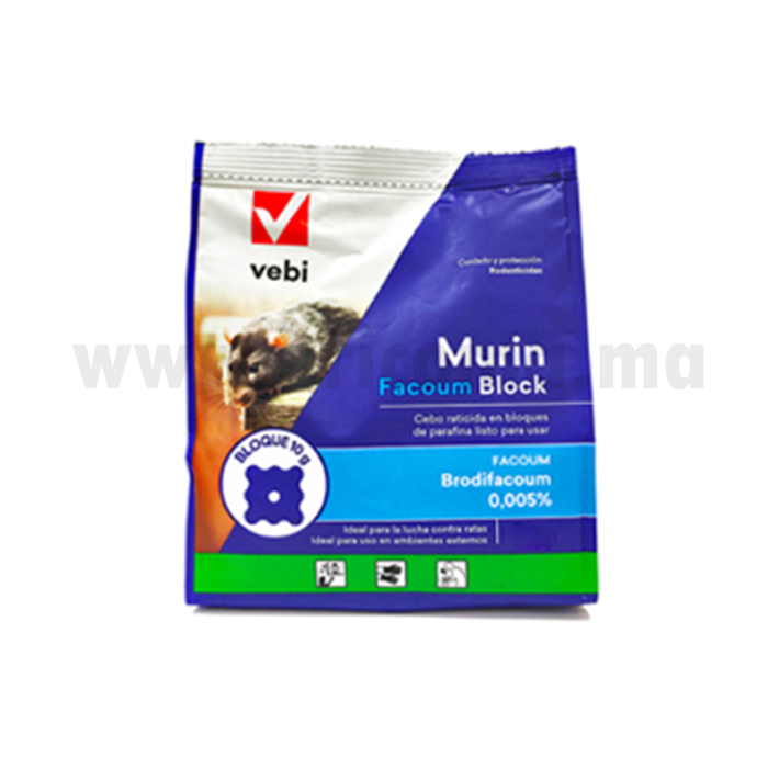 RODENTICIDES  MURIN FACOUM  BLOCK