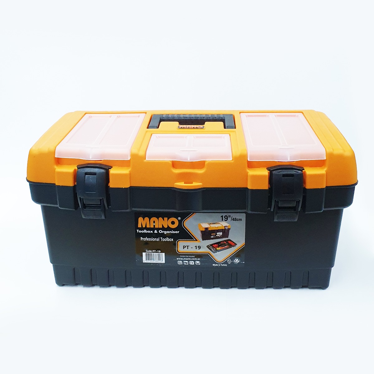 BOITE A OUTILS VIDE EN PVC PROFESSIONNEL PT19