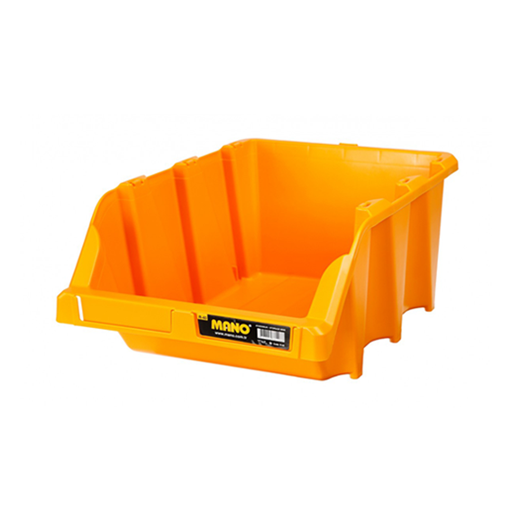 BAC DE RANGEMENT A BEC JAUNE DIM 217X360X155MM MARQUE MANO REF R-30