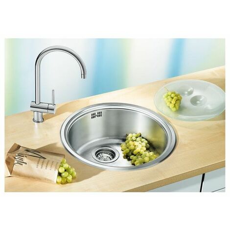 EVIER BLANCO RONDOSOL INOX 45CM