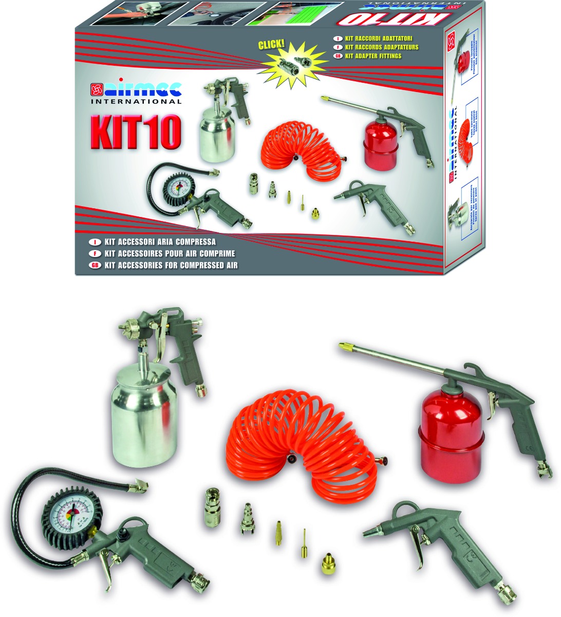 KIT COMPRESEUR AIRMEC 10 PCS