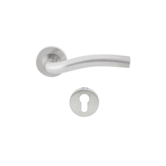 PAIRE DE BEQUILLE DORMA CYL INOX 304 -  TH122CYL-ALU