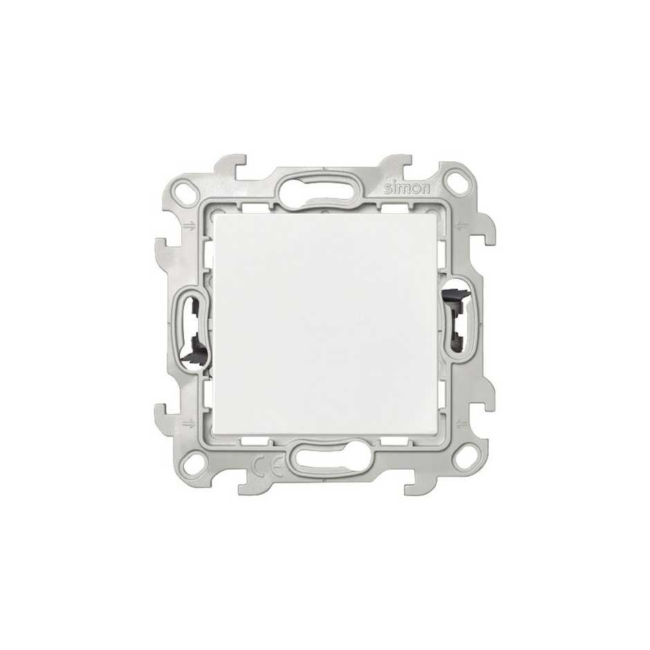 Interrupteur simple 10 AX 250 V connexion rapide blanc Simon 24 Harmonie