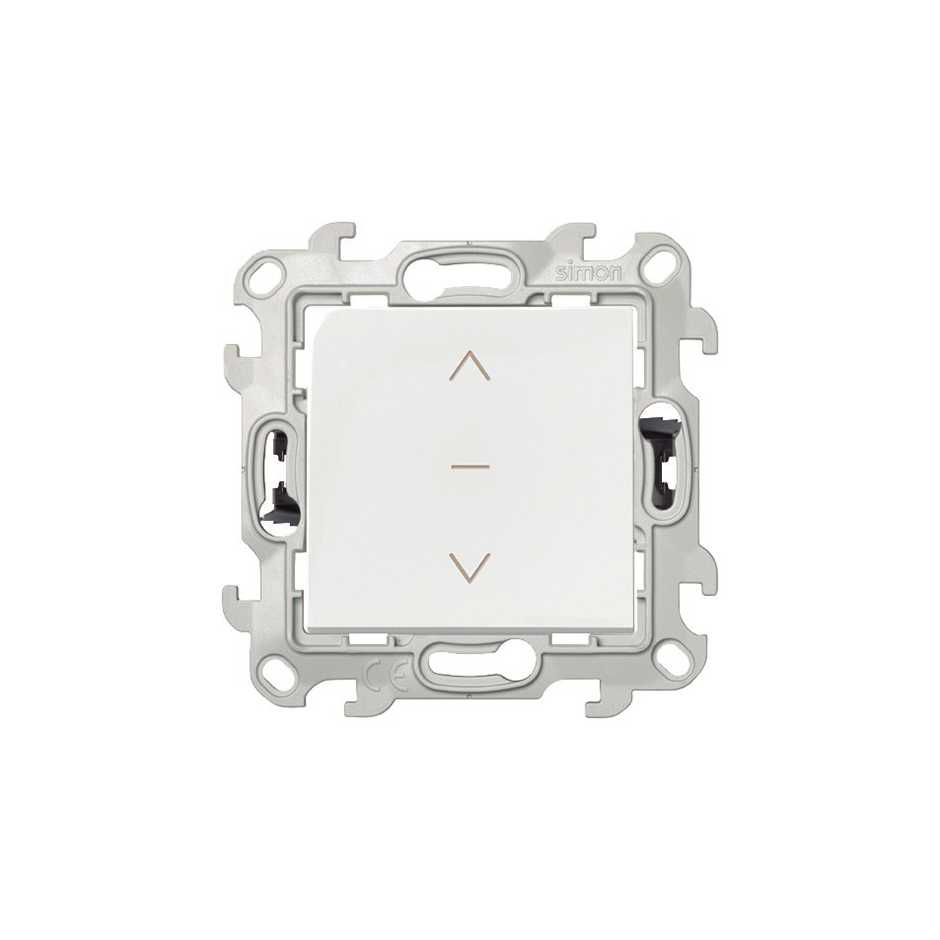 interrupteur volets roulants 3 positions 10 A 250 V connexion rapide blanc Simon 24 Harmonie