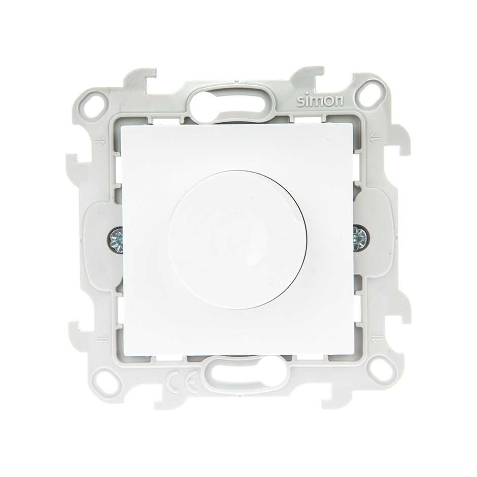Variateur 500W - 230 V connexion à vis blanc Simon 24 Harmonie