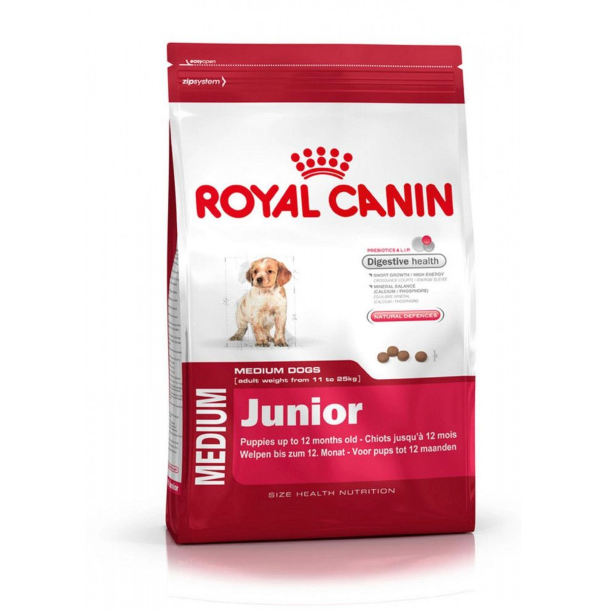 CROQUETTES POUR CHIENS MEDIUM  JUNIOR 15KG