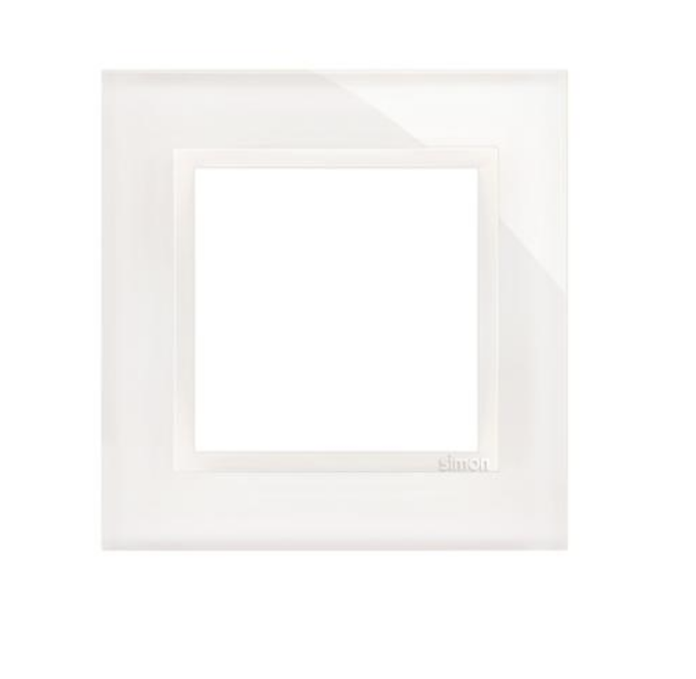 CADRE 1 ELEMENT BLANC PERLE