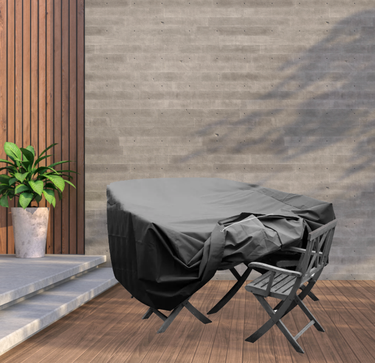 HOUSSE DE MOBILIER D'EXTÉRIEUR 190 x 190  x 90 cm
