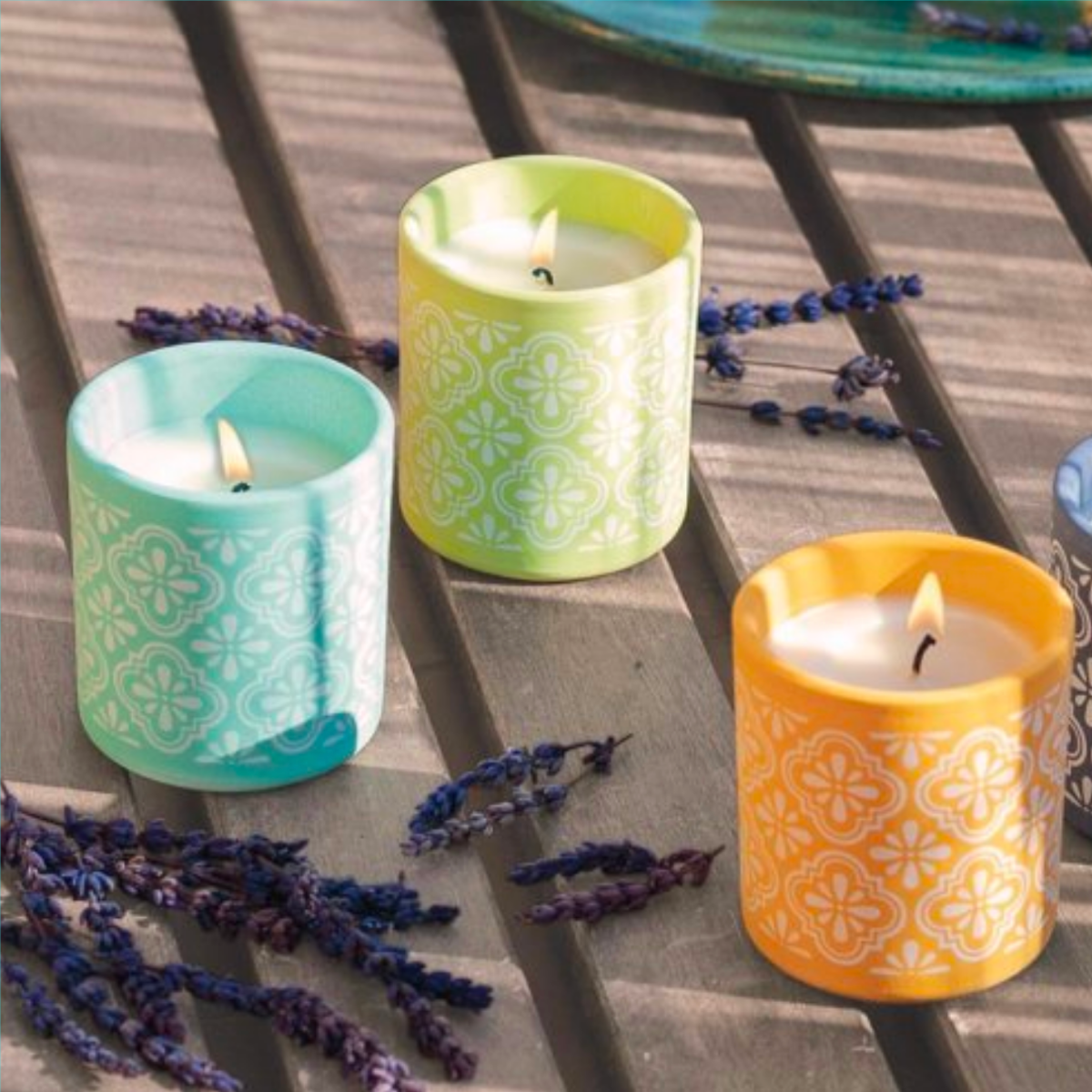 BOUGIE POT TERRE CUITE PROVENCE