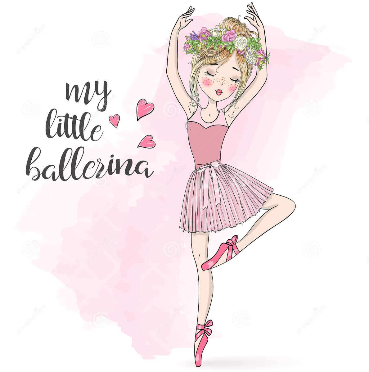 POSTER MOTIF PETITE FILLE