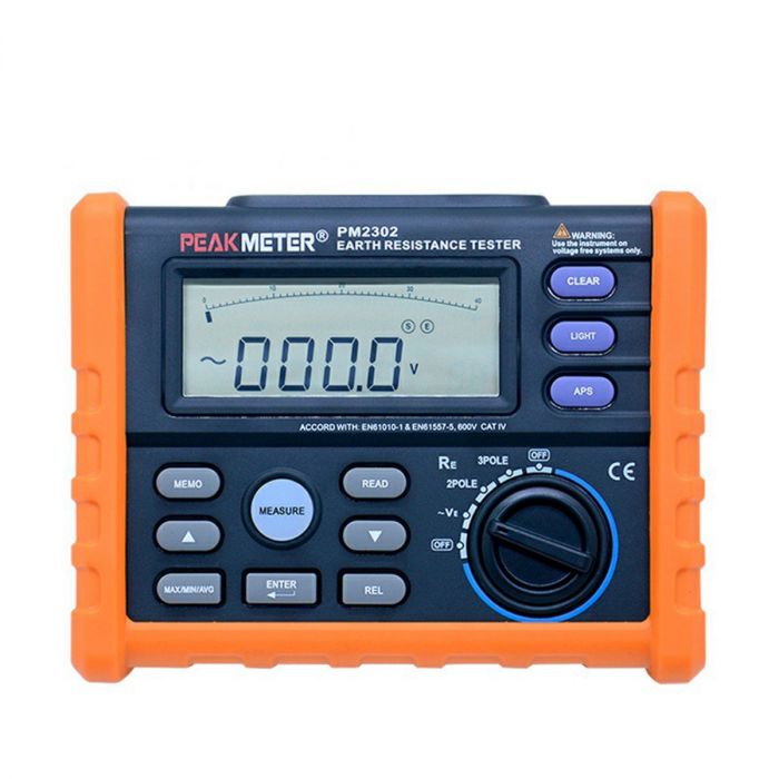 CONTROLEUR DE TERRE NUMERIQUE PEAKMETER REF.PM2302