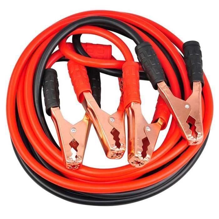 CABLE DE DEMARRAGE 500AMP*2M SG-73309 ROUGE/NOIR