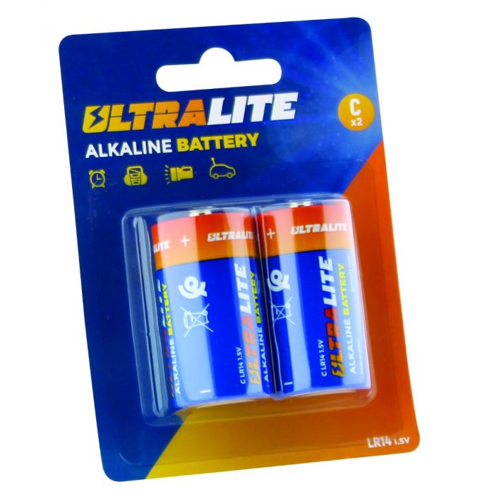 PILES ULTRALITE ALKALINE C 2 PIECES LR14/ C