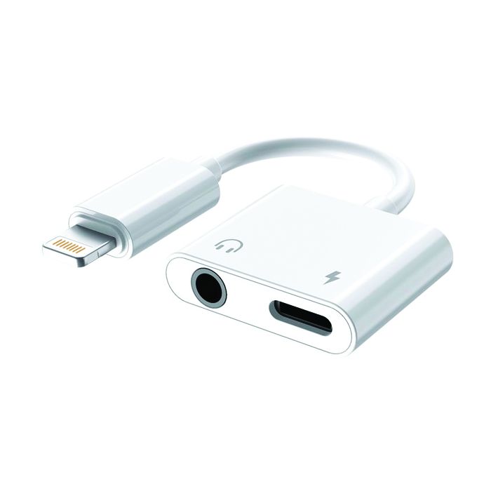 ADAPTATEUR IPHONE CHARGEUR/ECOUTEURS