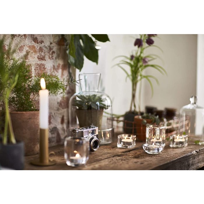Bougies chauffe-plat LED alimentées par piles - Set de 50 - Bougies