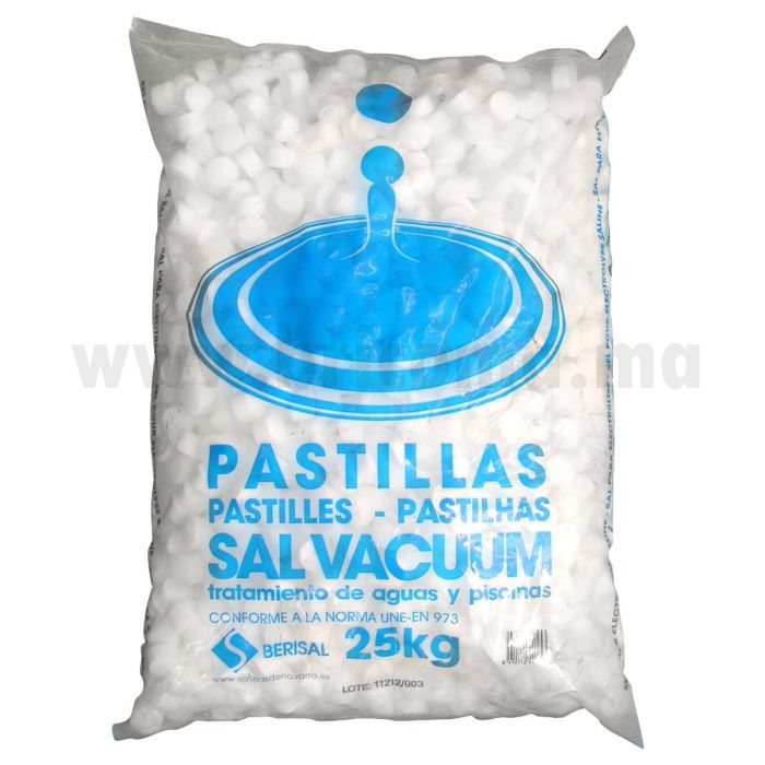 Pastilles de sel pour adoucisseur d'eau 25kg