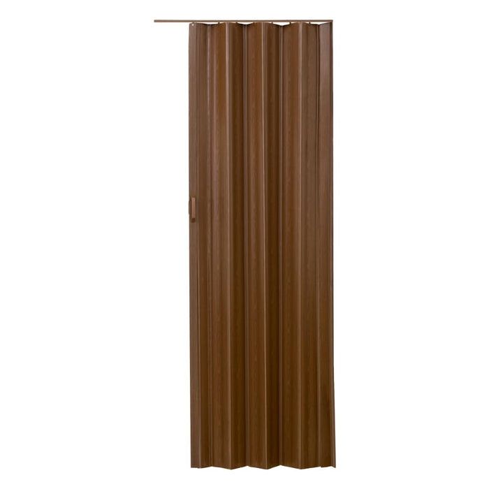 Porta pliante accordéon intérieur en PVC Coffee 102x214 cm mod. Vera