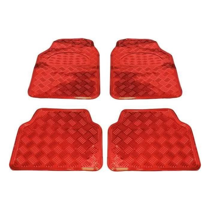 BUTIK CARMATS Tapis Voiture Plastique-Saphire Chrome Rouge - 5 pièces prix  tunisie 