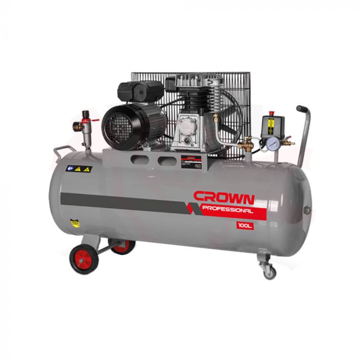 COMPRESSEUR A AIR CROWN 2HP 100L REF.36031