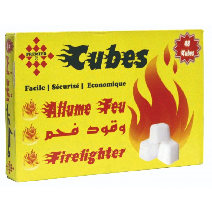 48 cubes allume-feu sans odeur