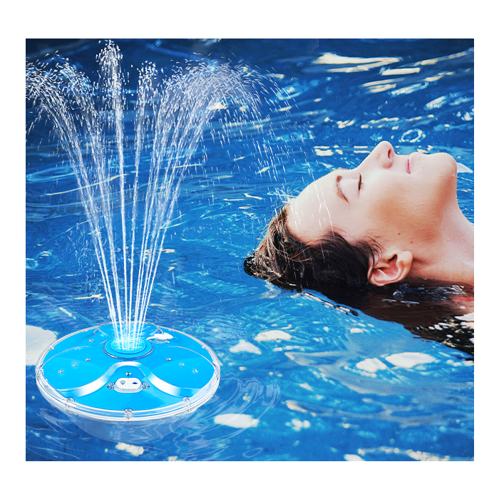 Fontaine De Piscine En Acrylique Personnalisée OEM Avec Bande Lumineuse LED Changeant De Couleur Pour étang
