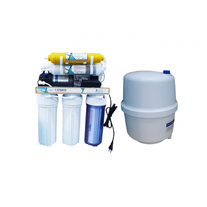 OSMOSEUR DOMESTIQUE INVERSE POUR FILTRATION D'EAU 7 ETAPES