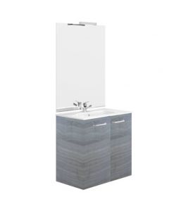 PACK ADELE COMPACT 600MM WITH DOORS (SAND TEXTURED)
