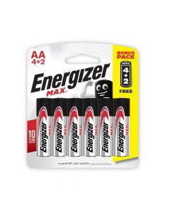 ENERGIZER AA 4+2-E91 MAX