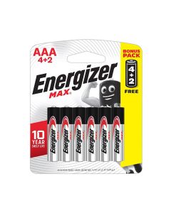 ENERGIZER AAA 4+2-E92 MAX