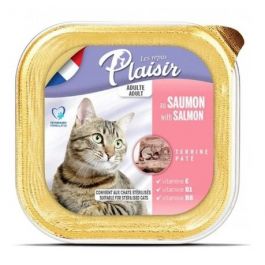 REPAS PLAISIR CHATS ADULTES SALMON 100G