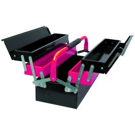 Boîte à Outils Métal YATO YT-0886 - 2 Tiroirs, Verrouillable, Dimensions 51x22x24 Cm