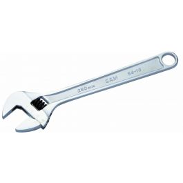 CLE A MOLETTE  CHROME VANADUIN 10"" OUV 30MM MARQUE SAM REF GCC4510"