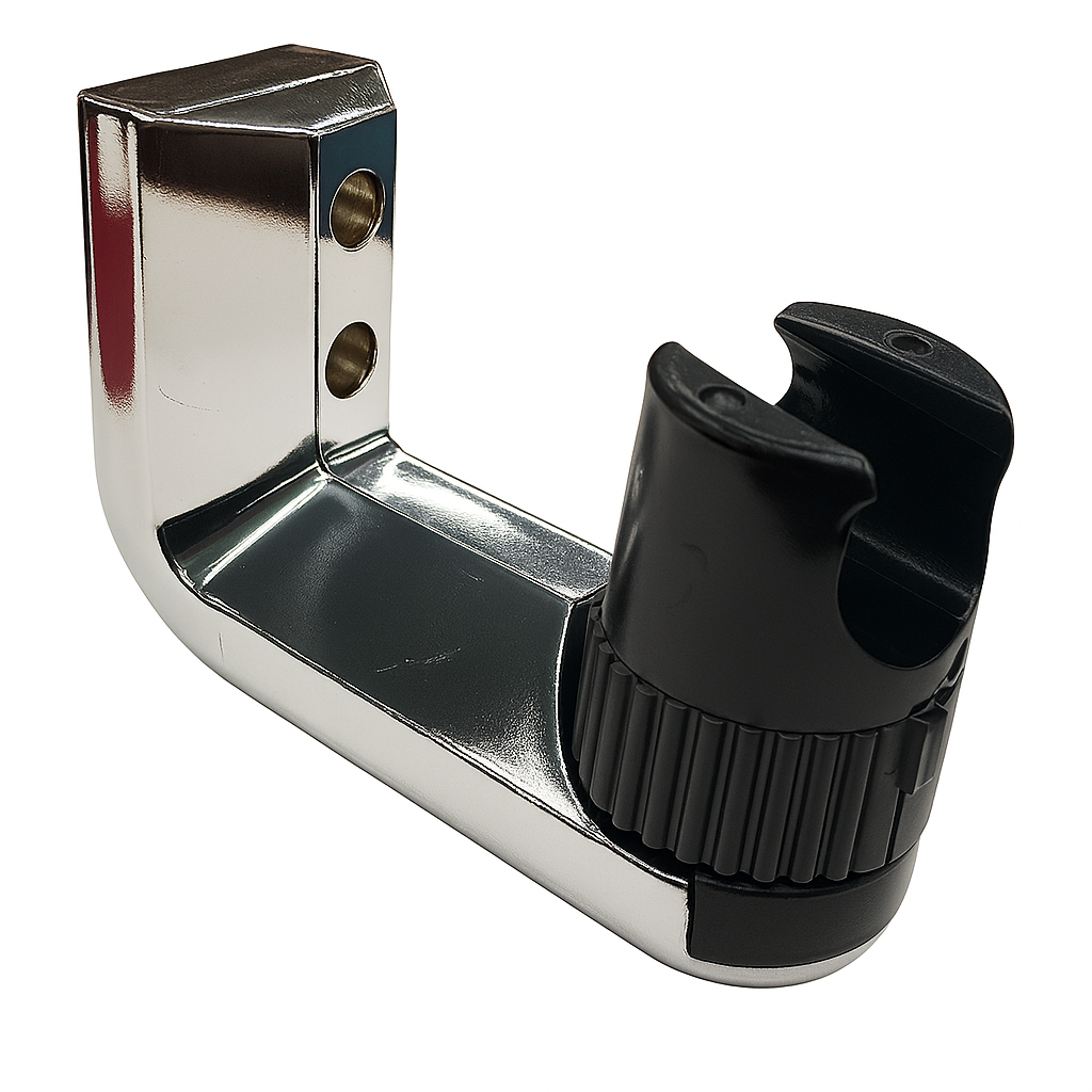SUPPORT DOUCHETTE MURAL CHROME -L