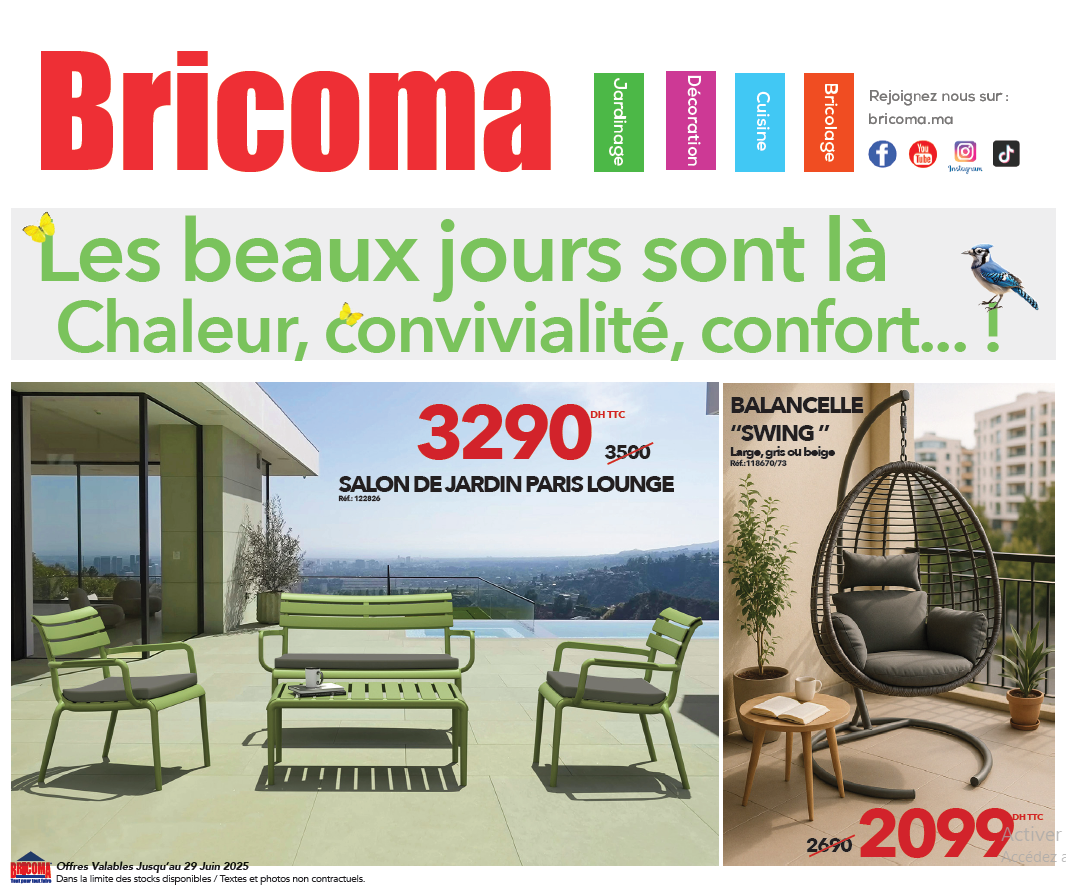 Dépliant spécial Printemps-été 2025